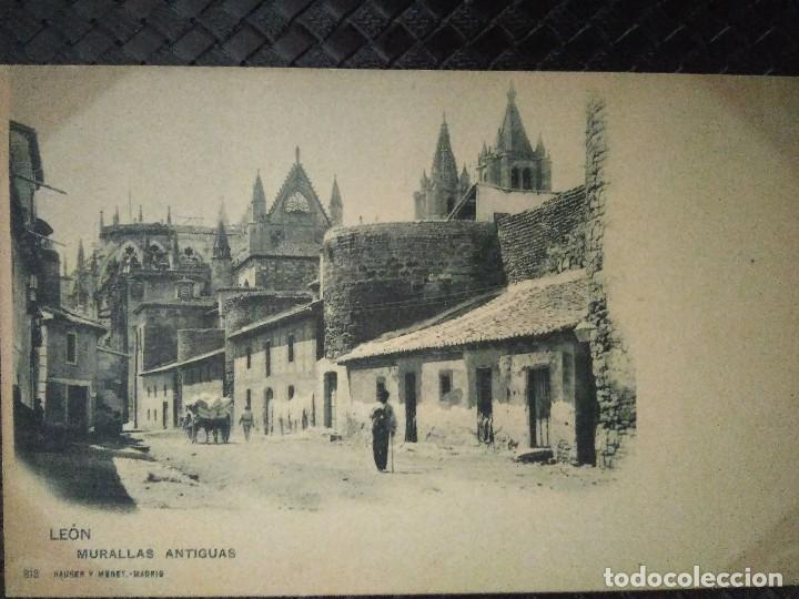 Postales: MURALLAS ANTIGUAS.   LE&Oacute;N.   SIN CIRCULAR. - Foto 1