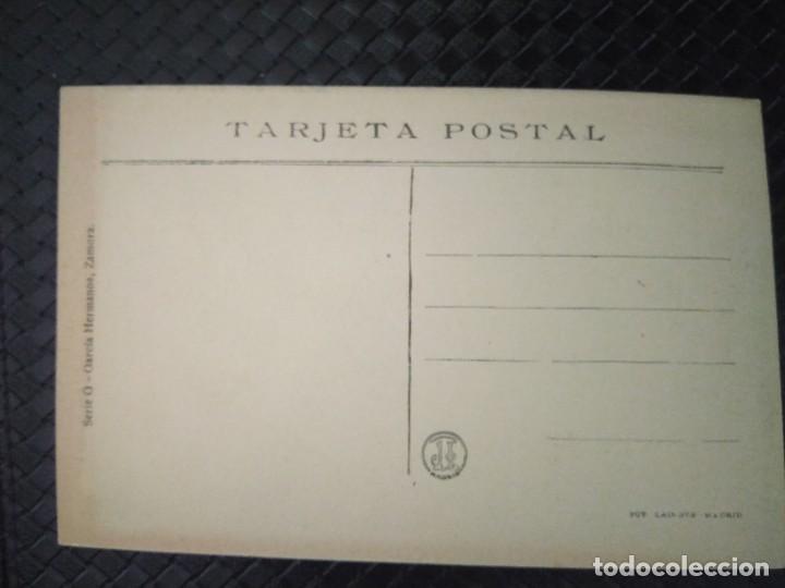 Postales: ZAMORA.   TIPO SAYAGU&Eacute;S.  SIN CIRCULAR. - Foto 2