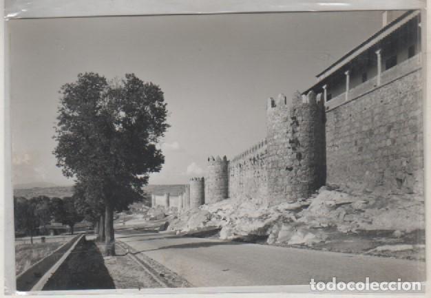 Postales: Avila. n&ordm; 6 Murallas. Prueba postal. Sin reverso, informaci&oacute;n escrita a boligrafo en el reverso.