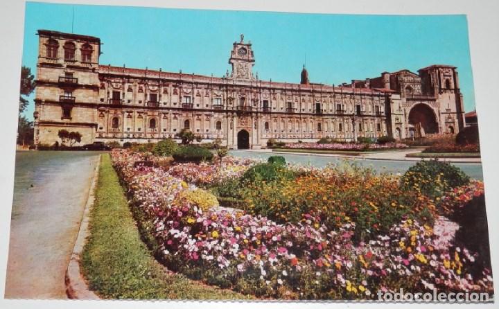Postales: TARJETA POSTAL ANTIGUA DE LE&Oacute;N - Foto 1