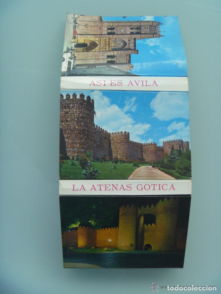 Postales: ACORDEON DE 20 MINIPOSTALES DE AVILA : LA ATENAS GOTICA.