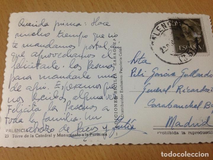 Postales: ANTIGUA POSTAL PALENCIA - Foto 2