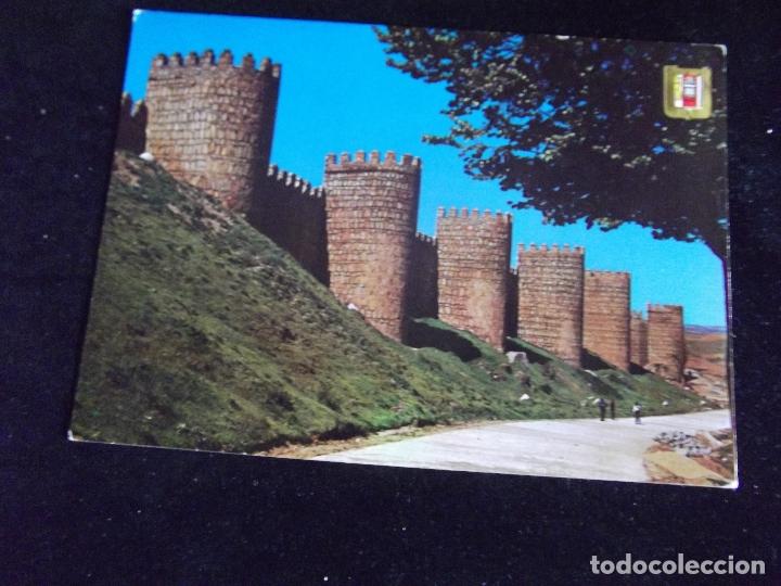 Postales: AVILA-V44-NO ESCRITA-MURALLAS