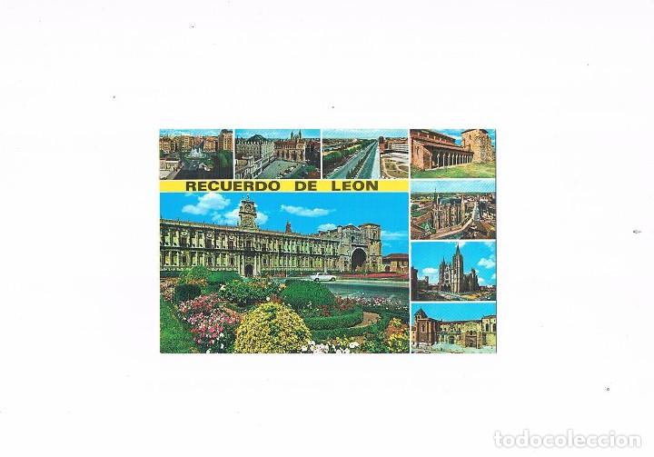 Postales: POSTAL ANTIGUA CASTILLA Y LEON SIN CIRCULAR CALLES Y MONUMENTOS LEONESES