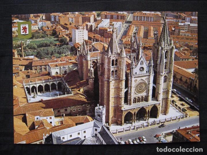 Postales: POSTAL LEON - VISTA AEREA.