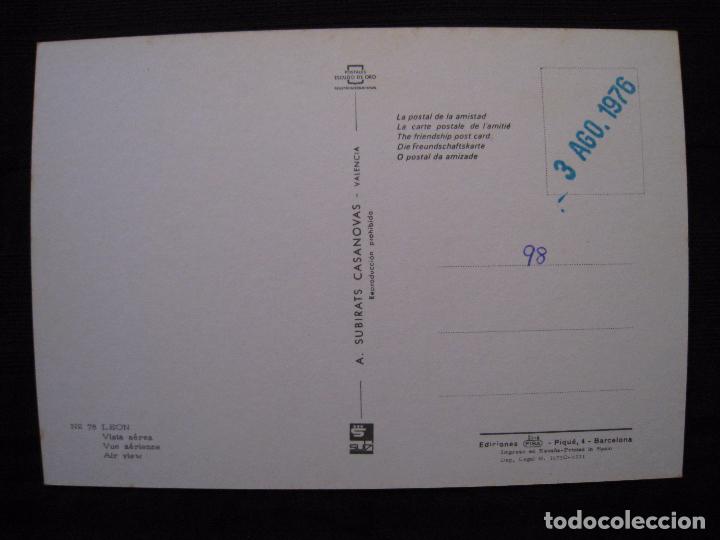 Postales: POSTAL LEON - VISTA AEREA. - Foto 3