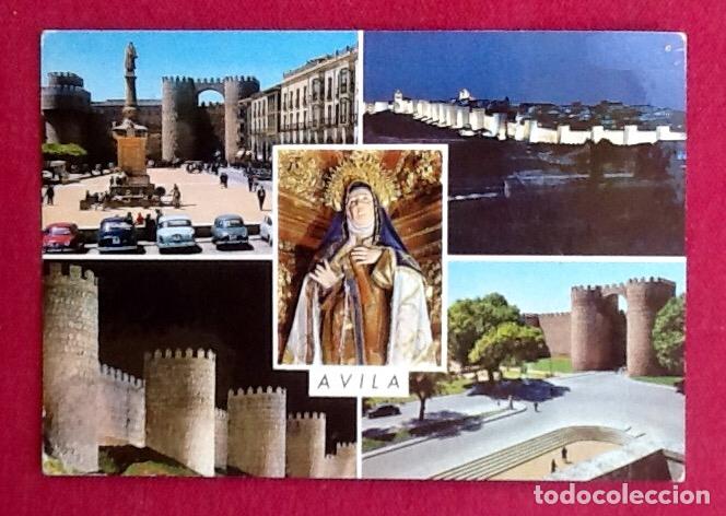 Postales: AVILA CIRCULADA CON SELLO 1966. EL ENVIO ESTA INCLUIDO EN EL PRECIO.