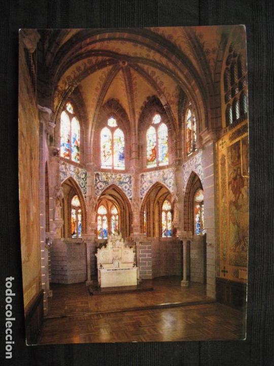 Postales: POSTAL ASTORGA - PALACIO DE GAUDI - CAPILLA. - Foto 2