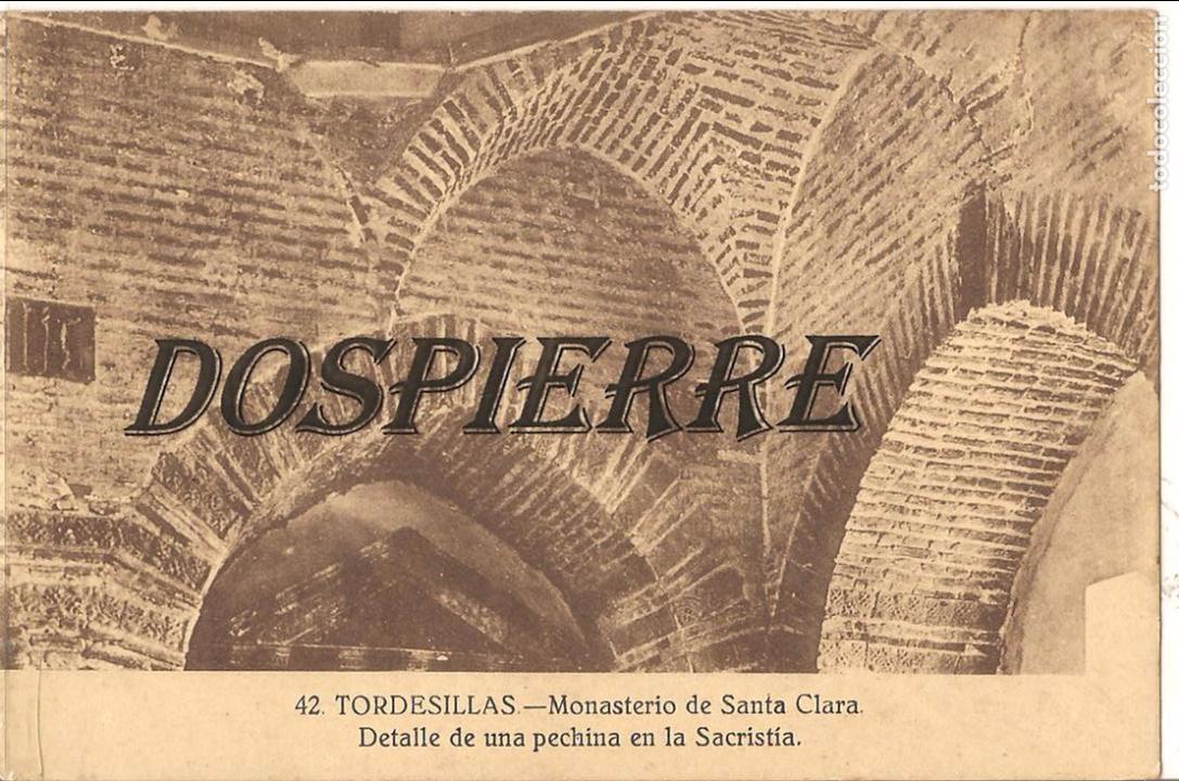 Postales: POSTAL, TORDESILLAS-VALLADOLID, MONASTERIO SANTA CLARA,  DETALLE DE UNA PECHINA ,SIN CIRCULAR