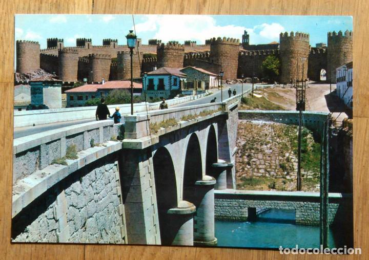 Postales: AVILA - PUENTE SOBRE EL ADAJA