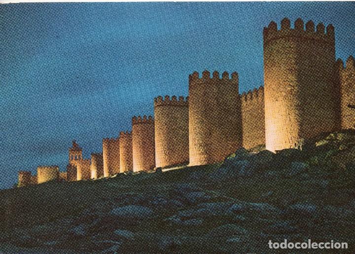 Cartes Postales: AVILA -MURALLAS DE NOCHE . EDICIONES ARRIBAS
