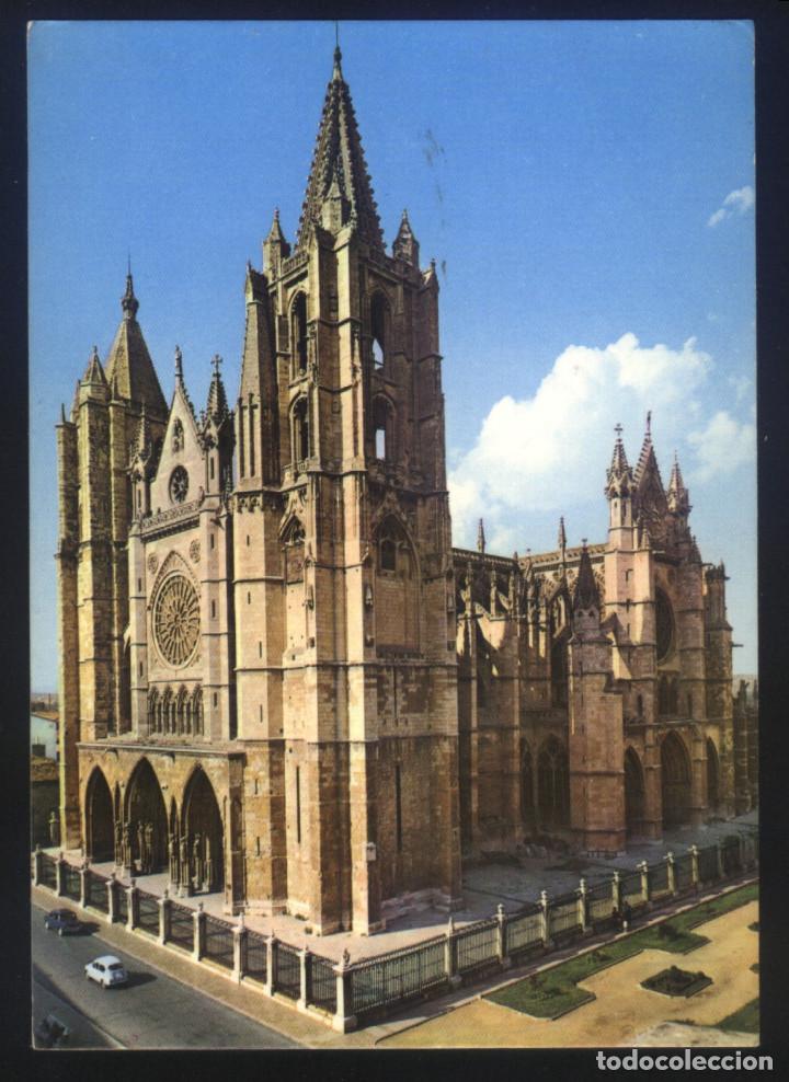 Postales: LE-0643- LE&Oacute;N. LA CATEDRAL. - Foto 1