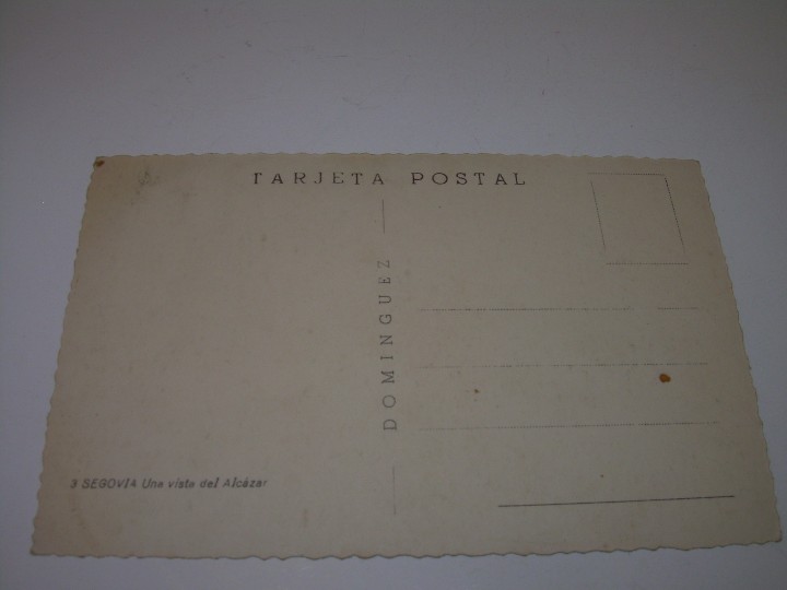 Postales: ANTIGUA POSTAL...SEGOVIA. - Foto 2