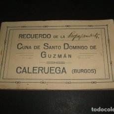 Postales: CALERUEGA BURGOS CUADERNO 20 POSTALES ESCRITO A CARMENCITA FRANCO 1941