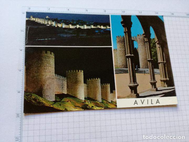 Postales: POSTAL N&ordm; 51 - CASTILLA LEON - AVILA, DETALLES DE LA CIUDAD - 1965