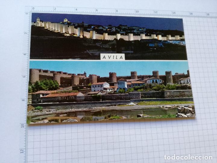 Postales: POSTAL N&ordm; 54 - CASTILLA LEON - AVILA, DETALLES DE LA CIUDAD - ED. GF 1965