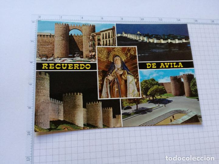 Postales: POSTAL N&ordm; 50 - CASTILLA LEON - AVILA, DETALLES DE LA CIUDAD - ED. GF 1965
