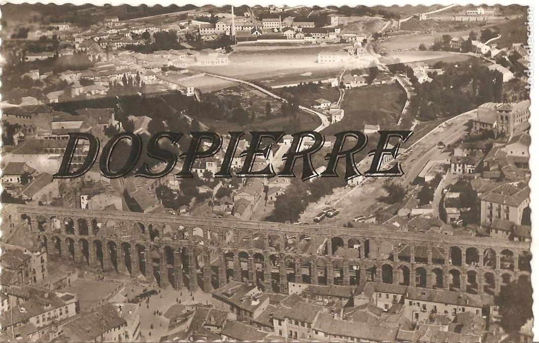 Postales: POSTAL, SEGOVIA A&Eacute;REA, EL ACUEDUCTO, ED. AEROTECNICA-GARRABELLA, VER REVERSO