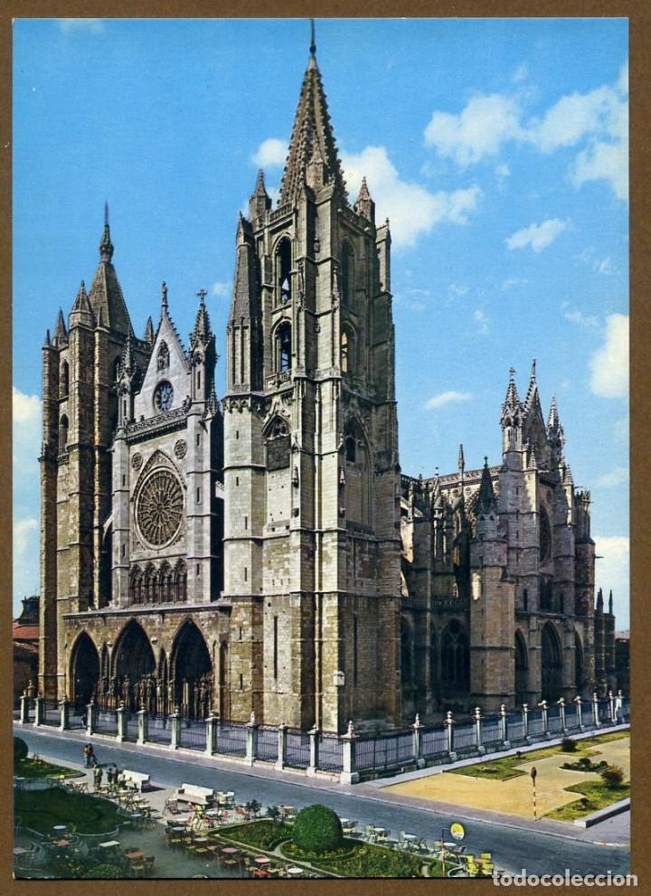 Postales: POSTAL LEON - CATEDRAL - Foto 1
