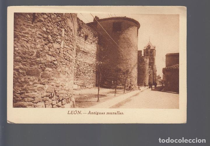 Postales: LE&Oacute;N.- ANTIGUAS MURALLAS - Foto 1