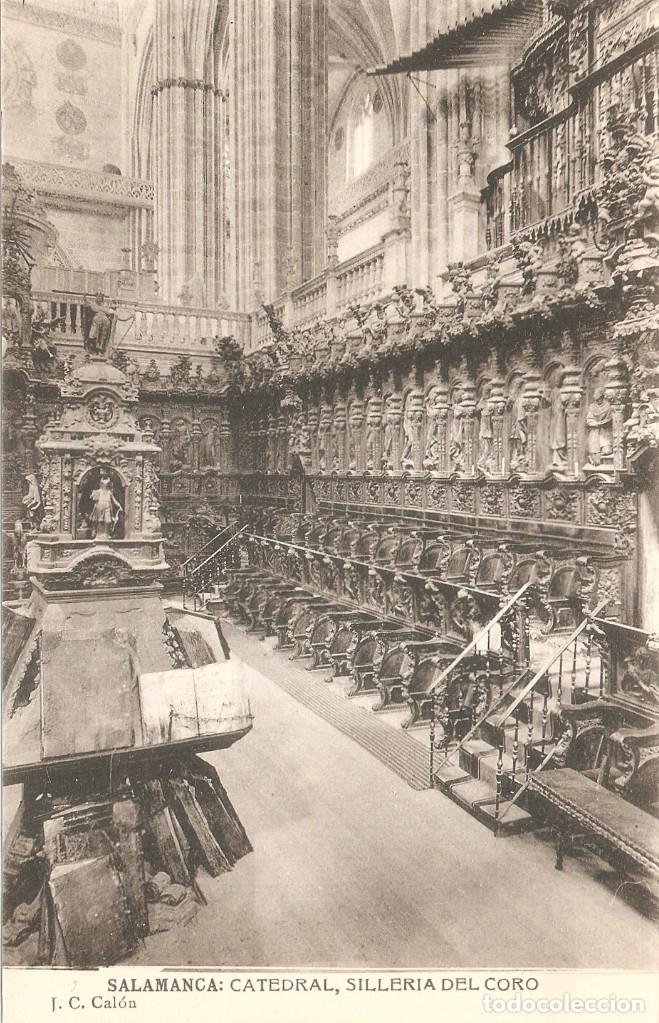 Postcards: SALAMANCA CATEDRAL SILLER&Iacute;A DEL CORO
