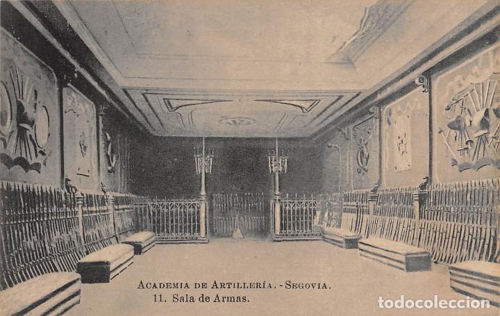 Postales: ACADEMIA DE ARTILLER&Iacute;A- SEGOVIA.- SALA DE ARMAS