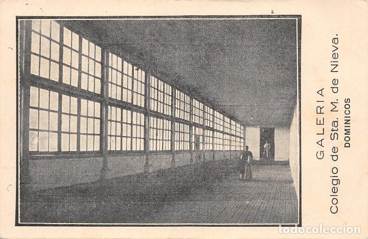 Postales: COLEGIO DE STA M. DE NIEVA (SEGOVIA).- DOMINICOS- GALERIA
