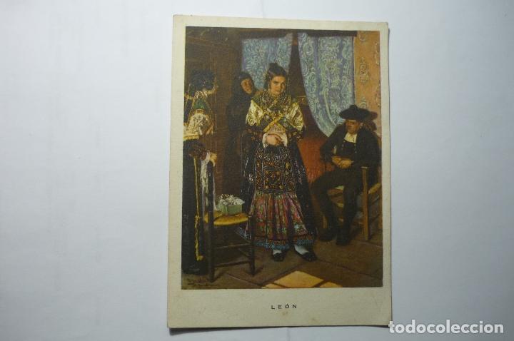 Postales: tarjeta postal leon .- regiones espa&ntilde;olas .-preparativos de boda