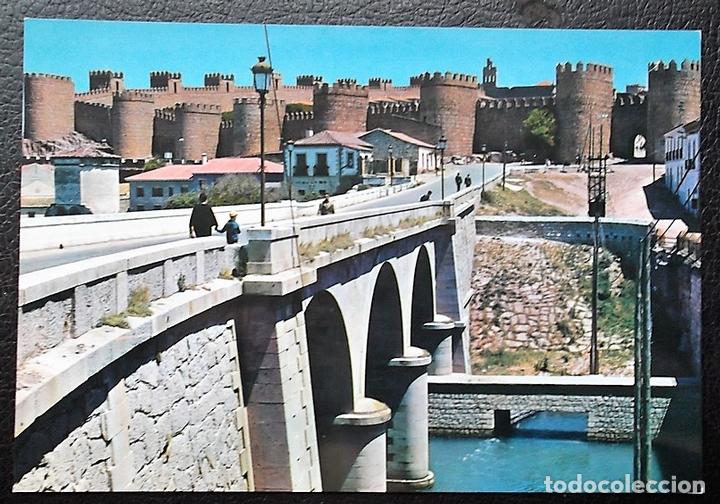 Postales: Avila. 29 Puente sobre el Adaja y murallas. Garc&iacute;a Garrabella. Nueva
