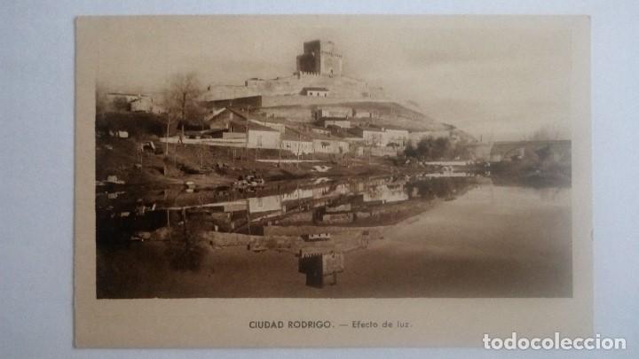 Postales: POSTAL CIUDAD RODRIGO - EFECTO DE LUZ, SIN CIRCULAR