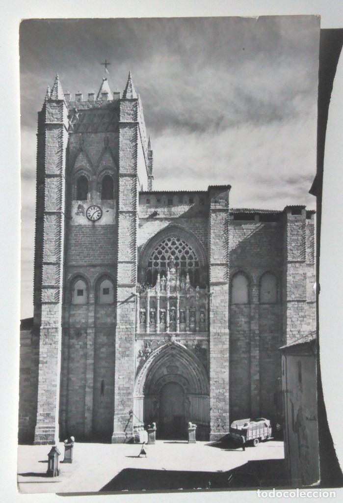 Postales: AVILA - FACHADA DE LA CATEDRAL