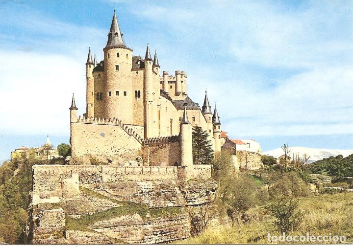 Postales: POSTAL, CASTILLOS DE ESPA&Ntilde;A, ALCAZAR-SEGOVIA, ED. VISTABELLA, SIN CIRCULAR
