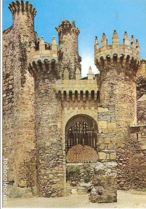 Postales: POSTAL, CASTILLOS DE ESPA&Ntilde;A, PONFERRADA-LE&Oacute;N, ED. VISTABELLA, SIN CIRCULAR