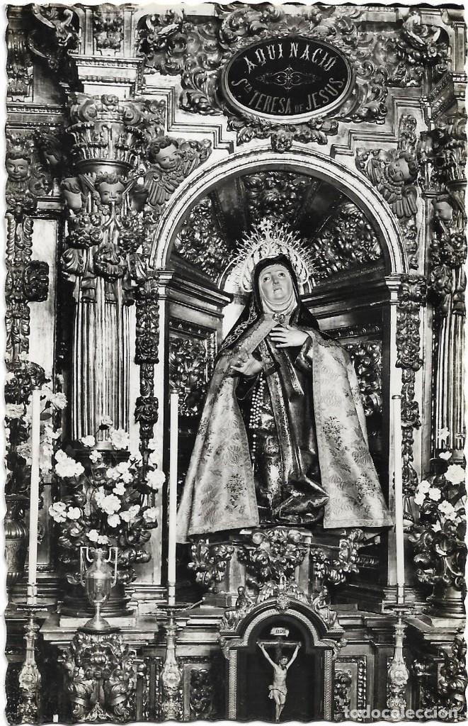 Postales: AVILA N&ordm; 256 ALTAR LEVANTADO DONDE NACIO SANTA TERESA .- EDICIONES ARRIBAS