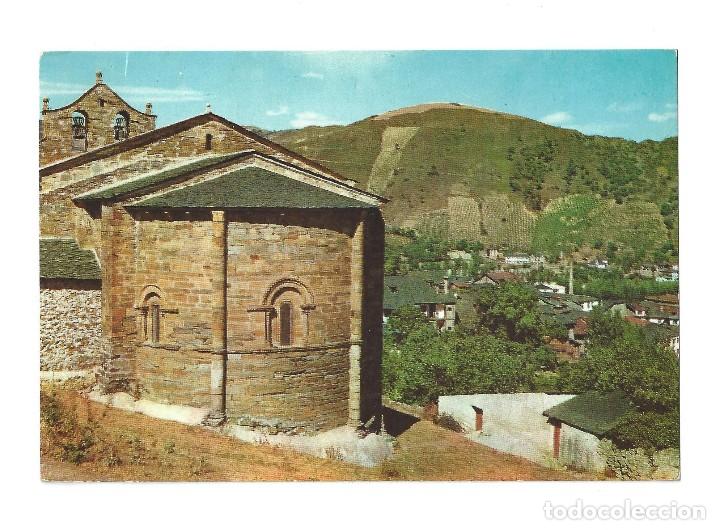 Postales: POSTAL- VILLAFRANCA DEL BIERZO.- N&ordm; 608, ABSIDE DE SANTIAGO, ED. SICILIA. L&Eacute;ON- SIN CIRCULAR