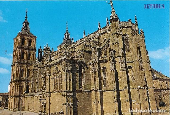 Postales: :::: VF591 - POSTAL - ASTORGA - CATEDRAL - Foto 1