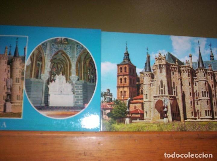 Postales: ASTORGA - LOTE DE DOS POSTALES - PALACIO EPISCOPAL - Foto 1