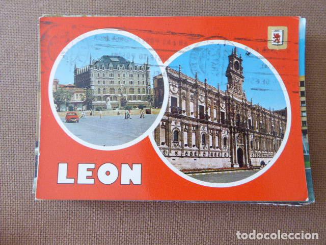 Postales: LEON. N&ordm; 111. ESCUDO DE ORO. ESCRITA Y CIRCULADA