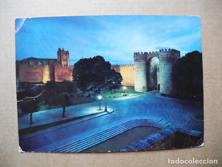 Postales: Postal Avila. Puerta San Vicente. Ecrita no circulada.