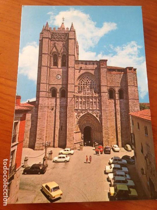 Postales: ANTIGUA POSTAL CATEDRAL AVILA - Foto 1