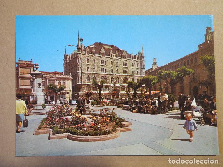 Postales: Postal Leon. Plaza de San Marcelo FITER. Nueva Sin circular.