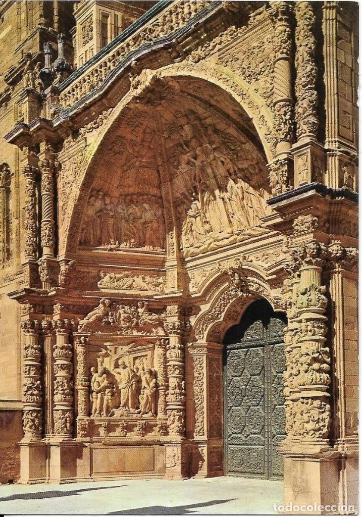 Postales: :::: LC474 - POSTAL - ASTORGA - PORTADA DE LA CATEDRAL - Foto 1
