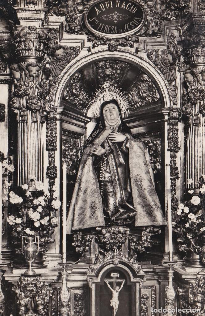 Postales: POSTAL DE &Aacute;VILA- ALTAR DE SANTA TERESA