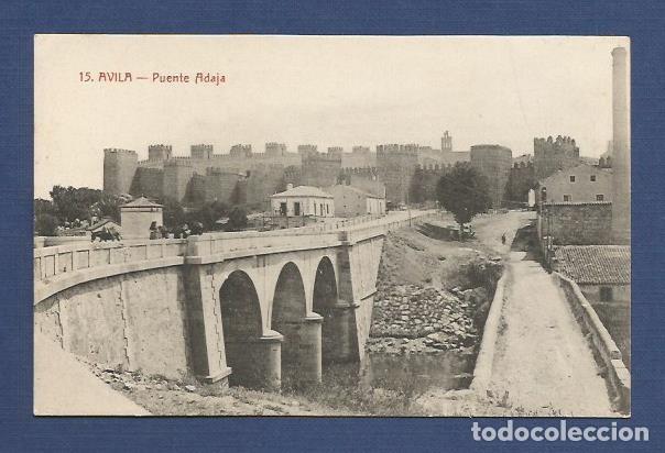 Postales: POSTAL. AVILA: PUENTE ADAJA. SIN CIRCULAR - CASTA&Ntilde;EIRA Y ALVAREZ, Ed LUCAS MARTIN.