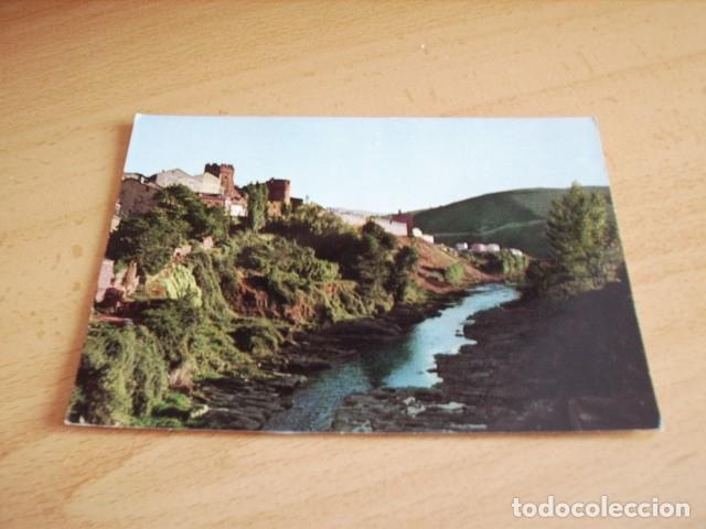 Postales: PONFERRADA ( LEON ) CASTILLO Y RIO SIL - Foto 1