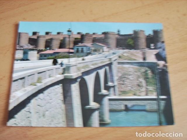 Postales: AVILA -- PUENTE SOBRE EL ADAJA Y MURALLAS