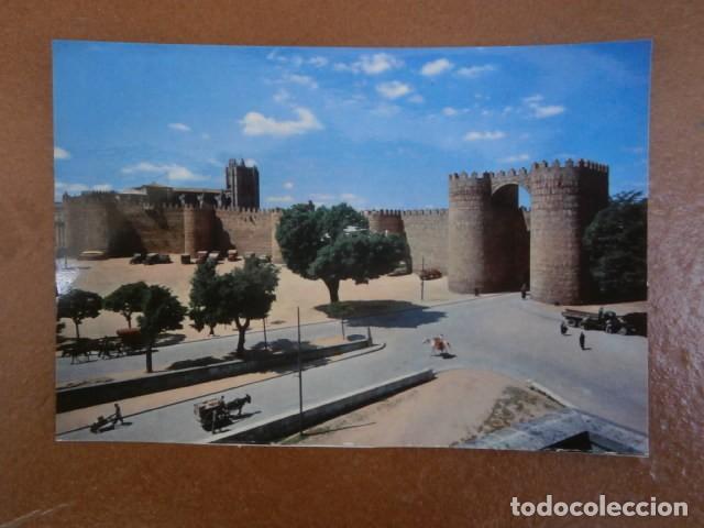 Postales: Postal Avila, puerta de San Vicente y Catedral