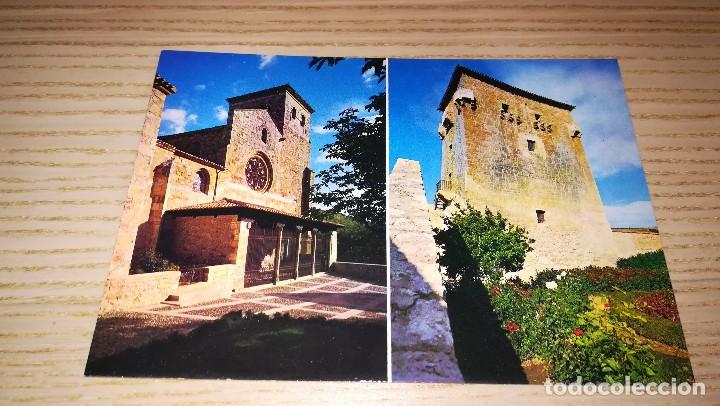 Postales: Postal de Covarrubias. Colegiata y Torre&oacute;n. 25. Escudo de Oro. NO CIRCULADA