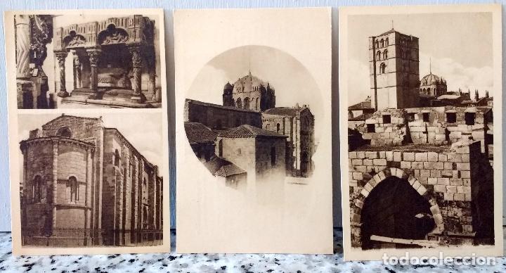 Postales: 3 Postales Rom&aacute;nico Zamora.Huecograbado.TextoTriling&uuml;e .Libreria Religiosa. Zamora. Jacinto Gonz&aacute;lez