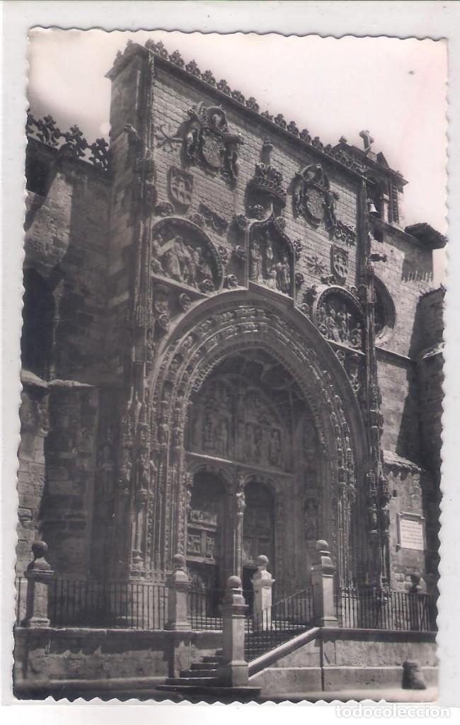 Postales: POSTAL DE ARANDA DE DUERO. PARROQUIA DE SANTA MARIA, FACHADA PRINCIPAL